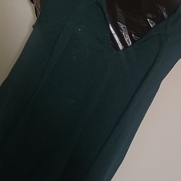 NWT Loft Green Sleeveless Tie-front Tank, Sz XS - Picture 2 of 4